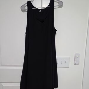 Mudd Black Sleeveless Dress With Criss Cross Neckline
